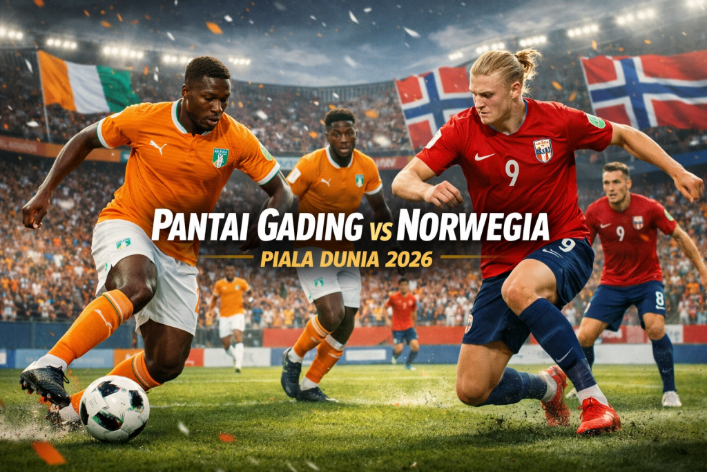 Pantai Gading vs Norwegia Piala Dunia 2026 Dini Hari Ini Pukul 00.00 WIB Semakin Seru Disaksikan Melalui Streaming Jalalive dengan Akses yang Praktis