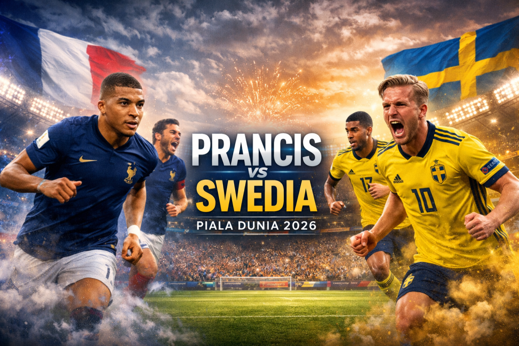 Pertandingan Prancis vs Swedia Piala Dunia 2026 Besok Subuh Pukul 04.00 WIB Akan Semakin Menarik Diikuti Melalui Streaming Jalalive