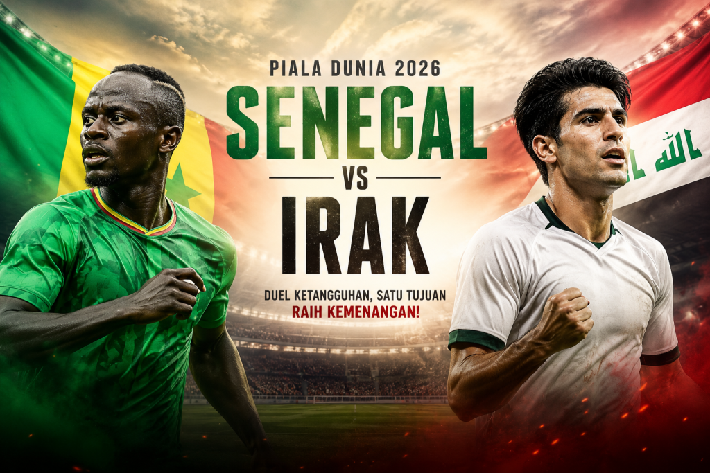 Streaming Senegal vs Irak Piala Dunia 2026 Dini Hari Ini Pukul 02.00 WIB di Jalalive dengan Pengalaman Menonton Lebih Lancar