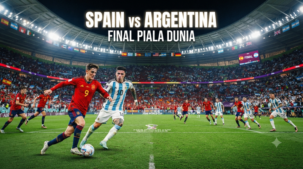 Jalalive Siarkan Streaming Spanyol vs Argentina Final Piala Dunia 2026 Dini Hari Ini Pukul 02.00 WIB untuk Pecinta Sepak Bola