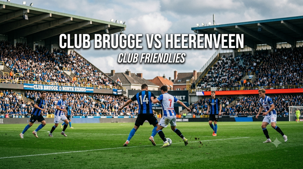 Streaming Jalalive Club Brugge vs Heerenveen Pukul 00.00 WIB – Club Friendlies dengan Gaya Bermain Menyerang dari Kedua Tim