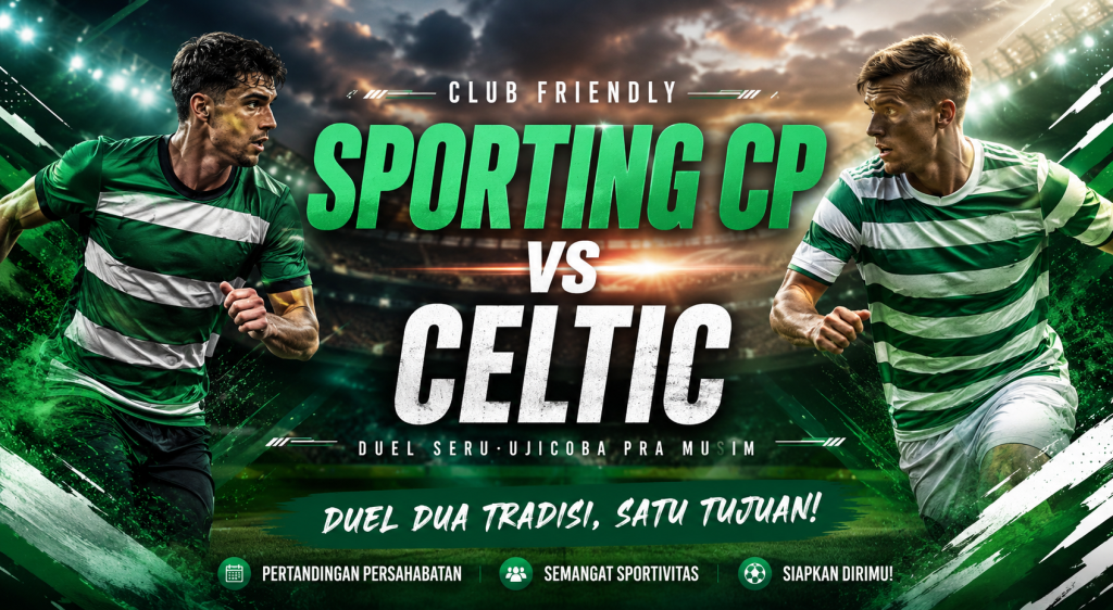 Club Friendly Sporting CP kontra Celtic Membuka Kesempatan Kedua Tim Menunjukkan Kesiapan Menghadapi Musim Baru, Semua Dapat Disimak Melalui Jalalive