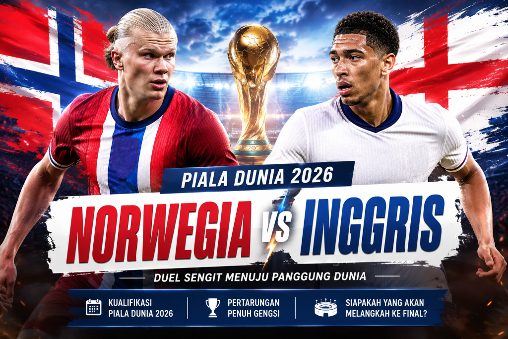 Jalalive Menyuguhkan Live Streaming Norwegia vs Inggris Piala Dunia 2026 Dini Hari Ini Pukul 04.00 WIB dengan Pengalaman Menonton Lebih Nyaman