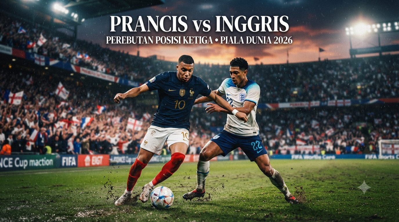 Jalalive Siapkan Live Streaming Prancis vs Inggris Perebutan Posisi Ketiga Piala Dunia 2026 Besok Subuh Pukul 04.00 WIB dengan Pengalaman Menonton Maksimal