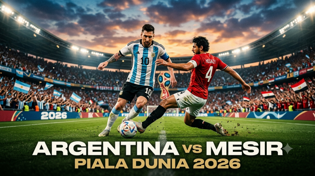 Jalalive Streaming Argentina vs Mesir Piala Dunia 2026 Malam Ini Pukul 23.00 WIB – Momentum Penting Menentukan Langkah Menuju Babak Berikutnya