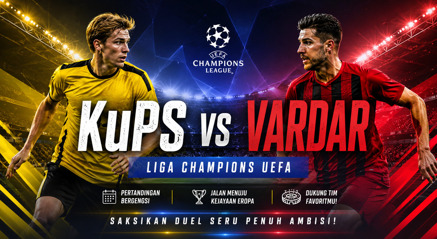 Liga Champions UEFA Menghadirkan KuPS vs Vardar Malam Ini – Jalalive Siapkan Informasi Terbarunya