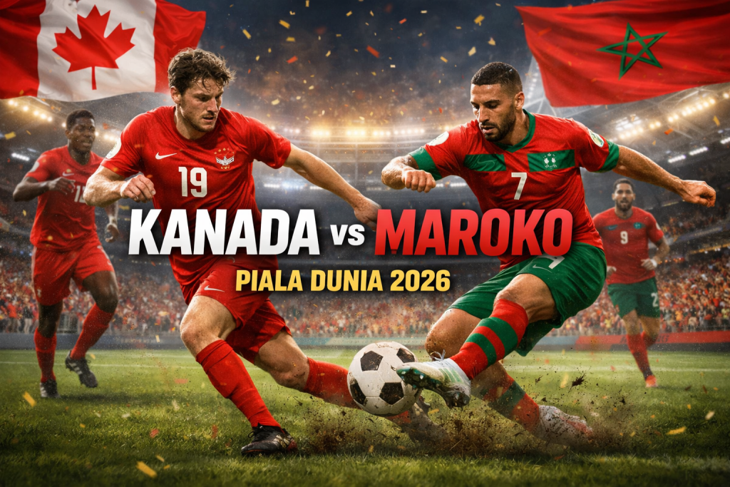 Nikmati Streaming Kanada vs Maroko Piala Dunia 2026 Dini Hari Ini Jam 00.00 WIB di Jalalive—Duel Penentuan yang Diprediksi Berlangsung Sangat Ketat
