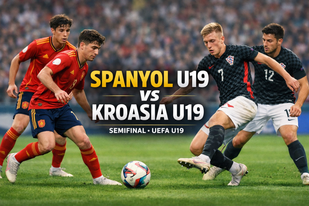 Semifinal UEFA U19 Spanyol U19 vs Kroasia U19 Pukul 22.30 WIB Bersama Jalalive – Nonton Langsung!