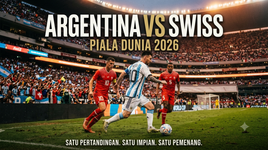 Streaming Argentina vs Swiss Piala Dunia 2026 Besok Pagi Pukul 08.00 WIB Hadir Lebih Nyaman Bersama Jalalive